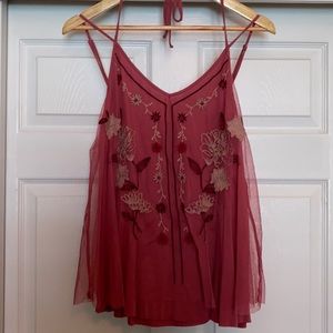 Spaghetti strap tank top cute